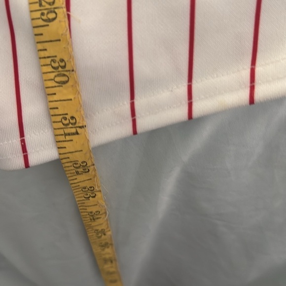 Vintage majestic Philadelphia Phillies pinstripe baseball jersey no name,unisex - Picture 9 of 9